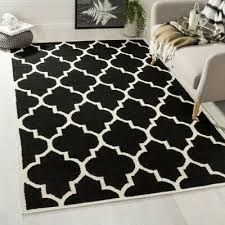 Black And Ivory Area Rug Ebern Designs Rodgers Handwoven Flatweave Wool Black Ivory Area Rug Rug Size Rectangle 5 X 8 In 2020 Moroccan Area Rug Rugs Affordable Area Rugs