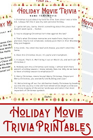 Grab some snacks and some friends and gather around to put your smarts to the test with these movie trivia questions.test your general knowledge of film with our best movie trivia questions and answers. 1stopmom Milwaukee Wisconsin Lifestyle Parenting Blog Free Holiday Movie Trivia Printables 1stopmom Milwaukee Wisconsin Lifestyle Parenting Blog