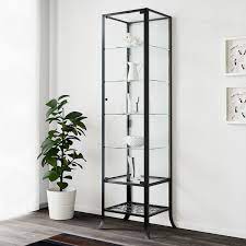 I have received many compliments on its appearance. Klingsbo Glass Door Cabinet Black Clear Glass 45x180 Cm Ikea