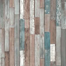 Fine Decor Multicolour Wood Wallpaper Departments Diy At B Q Blooming wall modern cultural brick graphics wallpaper roll for livingroom bedroom, 20.8 in*32.8 ft=57 sq.ft,gray/brown. b q