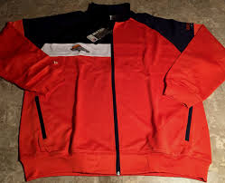 Details About Denver Broncos Color Block Track Jacket 2xl Orange Double Embroidered Logos Nfl