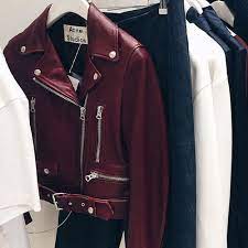 Acne Studios Lambskin Mock Moto Jacket Nordstrom Leather Jacket Fashion Clothes
