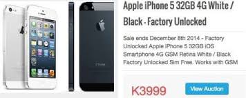 † the a1532 iphone 5c (gsm) also originally was available unlocked and contract free in the us for us$549 and us$649, with 16 gb and 32 gb of storage. Apple Iphone 5 32gb 4g White Black Factory Unlocked Lusaka Voice
