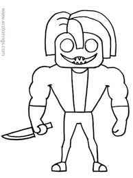 Printable coloring pages for kids. Piggy Roblox Coloring Pages Bakon Artofit