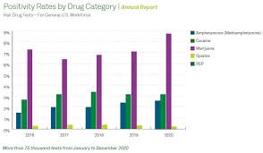 Even though cocaine metabolizes within about four hours, a cocaine screen can detect the drug in: Drug Testing Index Positivity By Drug Category Hair Drug Tests For U S General Workforce