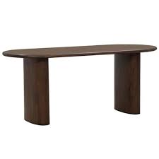 Olivia Modern Classic Dark Brown Acacia Oval Dining Table 72 Inch In 2020 Oval Table Dining Dining Table Solid Wood Dining Table