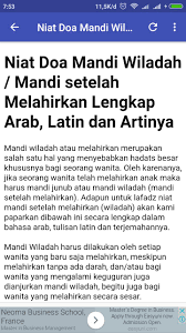 Beberapa hal yang ada pada. Niat Mandi Wajib Dan Sunah Fur Android Apk Herunterladen