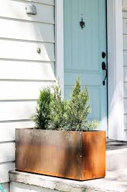 As an essential element of your interior and exterior design scheme, planters. Corten Steel Planter Box With Rust Patina The Wicker House