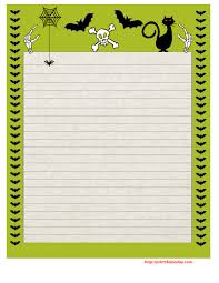 Looking for printable lined paper template for writing? Free Printable Halloween Writing Paper