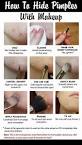 How To Hide Pimples With Makeup