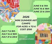 JUNE 23 & 25 - MINI ART CAMP