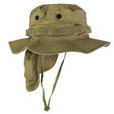 Coyote Boonie Hat With Neck Flap Army Outdoors United States