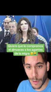 Kristi Noem quiere que le compremos el almuerzo a los agentes de la migra 🤔