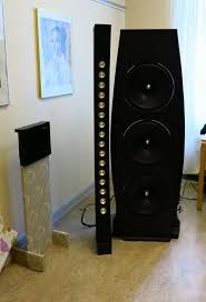 Open Baffle Line Array Speaker Separate Bass Array Open Baffle Audio Design Speaker Design