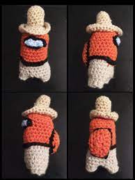 Among Us Toastboy Crochet Crochet For Beginners Crochet Mittens Pattern