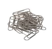 Promotion Price 28mm 100pc Flat Round Silver Metal Paperclips Office  Supplies Essential Paper Clips