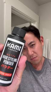 How to fix your hair fast with Kami Powder. #hairstylingpowder #kamipowder  #asianhairstyle #menshairtutorial #asianhair