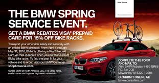 Need A Bike Rack For Your Bmw Buy This Month And Receive A 15 Rebate Details Here Http Www Cainbmw Com Specials Parts Exp Bmw Prepaid Card Bike Rack