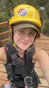 Dog earning camping treats with jobs