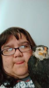 Me and one of my baby chicks