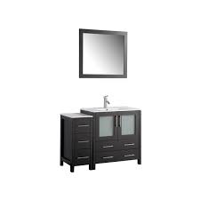 Browse a large selection of bathroom vanity designs, including single and double vanity options in a wide range of sizes, finishes and styles. Vanity Art 42 Inch Single Sink Bathroom Vanity Set With Ceramic Vanity Top Walmart Com Walmart Com