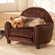 Have To Have It Enchanted Home Pet Ultra Plush Headboard Pet Bed Brown Pebble 96 63 Dog Sofa Bed Pet Couches Couch Pet Bed