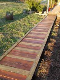 19 Raised Walkways Ideas | Garden Paths, Wooden Walkways, Landscape Design