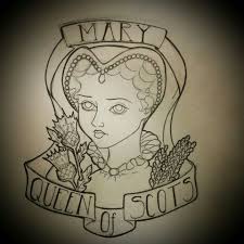 Mary Queen Of Scots Tattoo Design Sammii Victorianhearttattoo Com Edinburgh Tattoo Artist Medieval Tattoo Mary Queen Of Scots Tattoo Artists