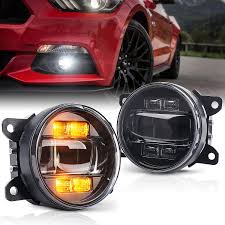 The natural solution for this problem was to develop universal retrofit kits for projector fog lights. Universal Led Fog Lights With White Drl Amber Turn Signal Driving Fog Lamps For Ford Explorer Fr Led Fog Lights Fog Lamps Lights