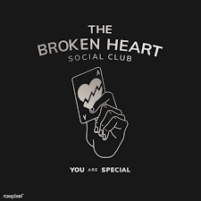 Aesthetic Sadness Black Broken Heart Wallpaper The Broken Heart Social Club Logo Vector Free Image By Rawpixel Com Aum Broken Heart Wallpaper Broken Heart Art Broken Hearts Club