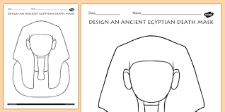 They could even write a few notes about. Egyptian Death Mask Designs