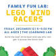 Family Fun Lab: Lego Wind Racers event in Granville, OH