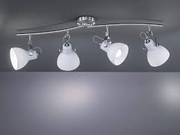 4 x 3,4w i 4x350lm i led platine i warmweiße lichtfarbe i aluminium. Grosser Led Deckenstrahler 4 Flammig Spots Dreh Schwenkbar In Nickel Matt Weiss Kaufen Bei Setpoint Deutschland Gmbh