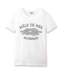 dressterior ladies ドレステリアレディス のsacrebleu ローププリントtシャツ tシャツ カットソー ホワイト tシャツ デザイン tシャツ tシャツ プリント