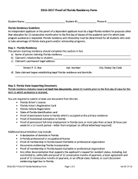 Notarized residency affidavit and copy of mortgage statement, deed or lease from homeowner/leaseholder refugee resettlement letter. Proof Of Residency Documents Fill Online Printable Fillable Blank Pdffiller