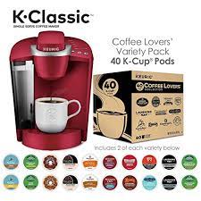 4.3 out of 5 stars with 3141 ratings. Buy Keurig K Classic Coffee Maker Single Serve K Cup Pod Coffee Brewer Rhubarb And Keurig Coffee Lovers Collection K Cup Pods 40 Count Online In Indonesia B07hfnvptf