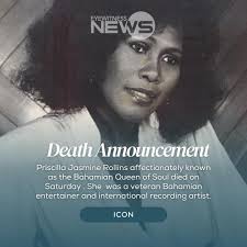 Veteran Bahamian entertainer Priscilla Rollins dies