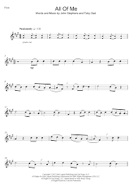 Print and download all of me, by john legend ~ advanced solo piano arrangement by debbie center sheet music. All Of Me Sheet Music John Legend Flute Solo Digital Sheet Music Sheet Music Direct Sheet Music