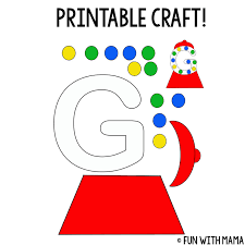 Each letter should either be on its own piece of paper or you will need to cut them another fun free printable bubble letters game is scavenger hunt. Letter G Worksheets Fun With Mama