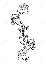 Ryu tattoo aka japanese dragon tattoo. Tribal Salamander Tattoo Lizard Sticker Design Fire Salamander Tribal Design Tribal Design Reptile Emblem Royalty Free Cliparts Vectors And Stock Illustration Image 132647997