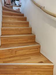 Betontreppe Mit Parkett Belegt Treppenrenovierung Treppenverkleidung