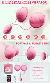 Cute Cat Nipple Vibrator Sucker Breast Massager with Remote