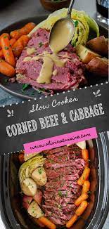 Slow Cooker Corned Beef And Cabbage Recipe Beef Recipes Easy Slow Cooker Recipes Beef Crockpot Recipes Beef