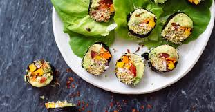 Easy Delicious Veggie Sushi Rolls Recipe Nutrition Stripped