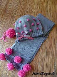 40 Tane Kislik Orgu Sapka Ve Atki Modeli Krose Sapka Orgu Baby Knitting Patterns