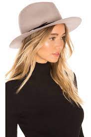 Hat Attack Bella Felt Hat In Beige Black Silver Bars Felt Hat Outfit Outfits With Hats Fashion