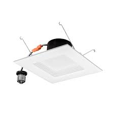 If you have existing recessed many led recessed lights will last as long as 17 years even if they are left on for eight hours a day. Topaz Led Square Baffle Retrofit Downlight Trim 10 Watt 6 Inch Paladin Distribution