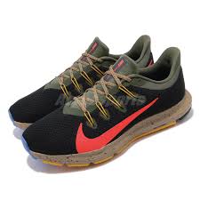 Details About Nike Quest 2 Se Black Bright Crimson Green Men Running Shoes Sneakers Cj6185 003