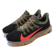 details about nike quest 2 se black bright crimson green men running shoes sneakers cj6185 003