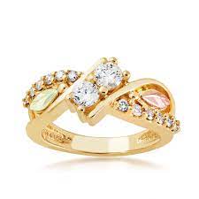 Black Hills Gold 2beloved 3 4 Ct Tw Diamond Ring In 10k Yellow Gold G 10038d Black Hills Gold Wedding Rings Black Hills Gold Rings Wedding Rings Sets Gold